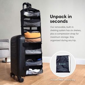 Solgaard Portable Hanging Carry-On Closet/Packing Cubes for luggage